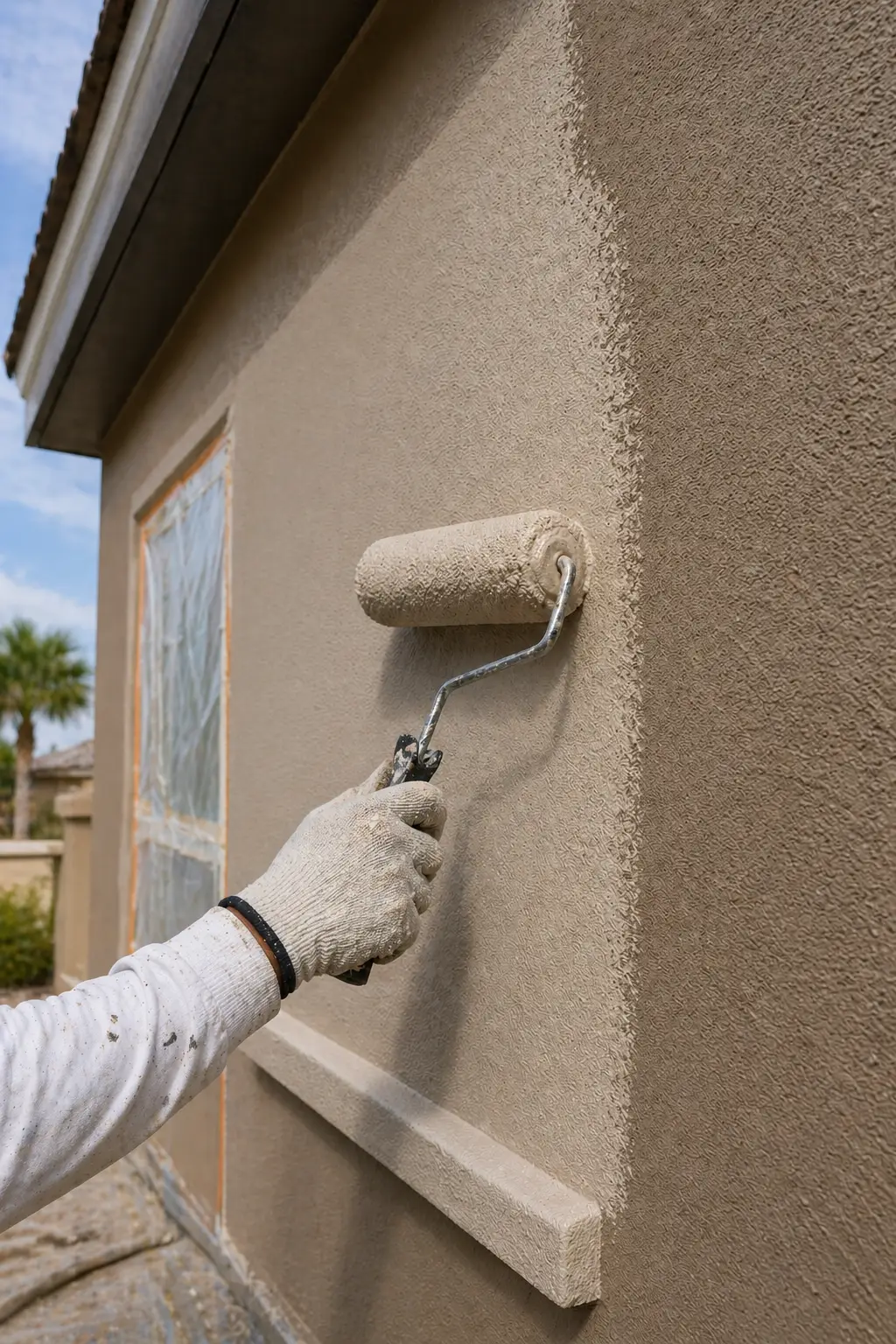Elastomeric Stucco Coating