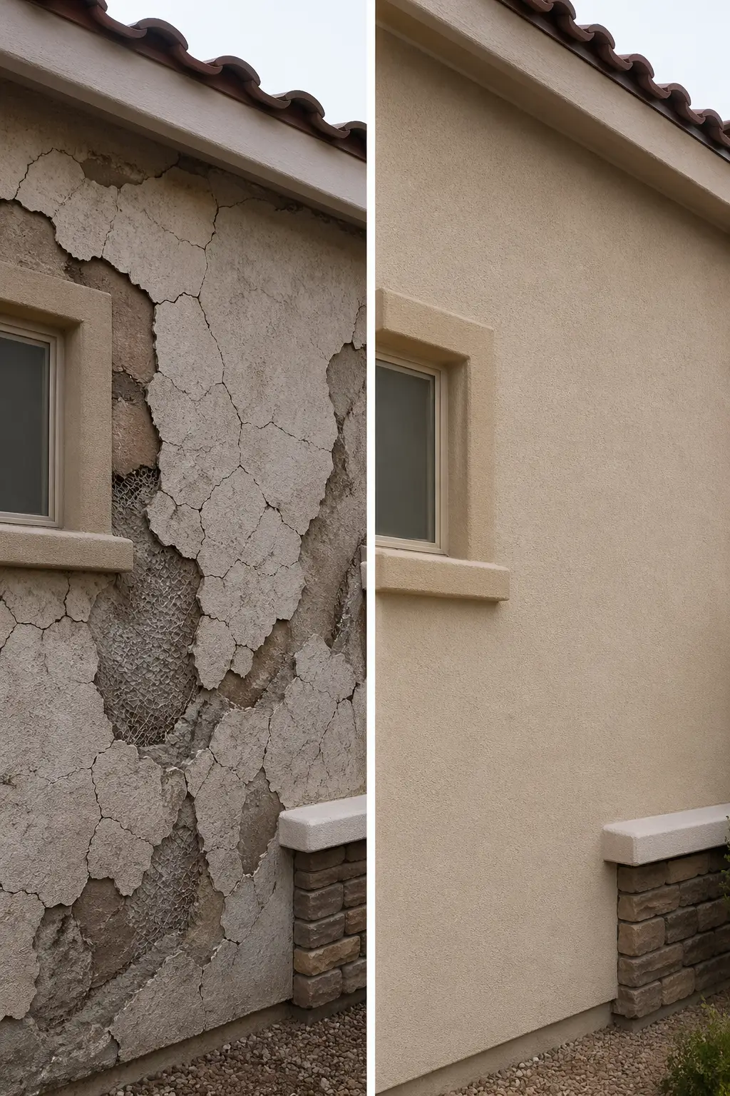 Re-Stucco vs Stucco Repair