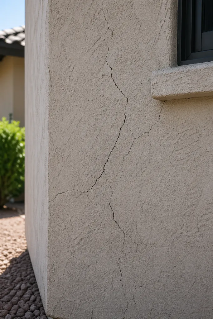 Cracks in Stucco