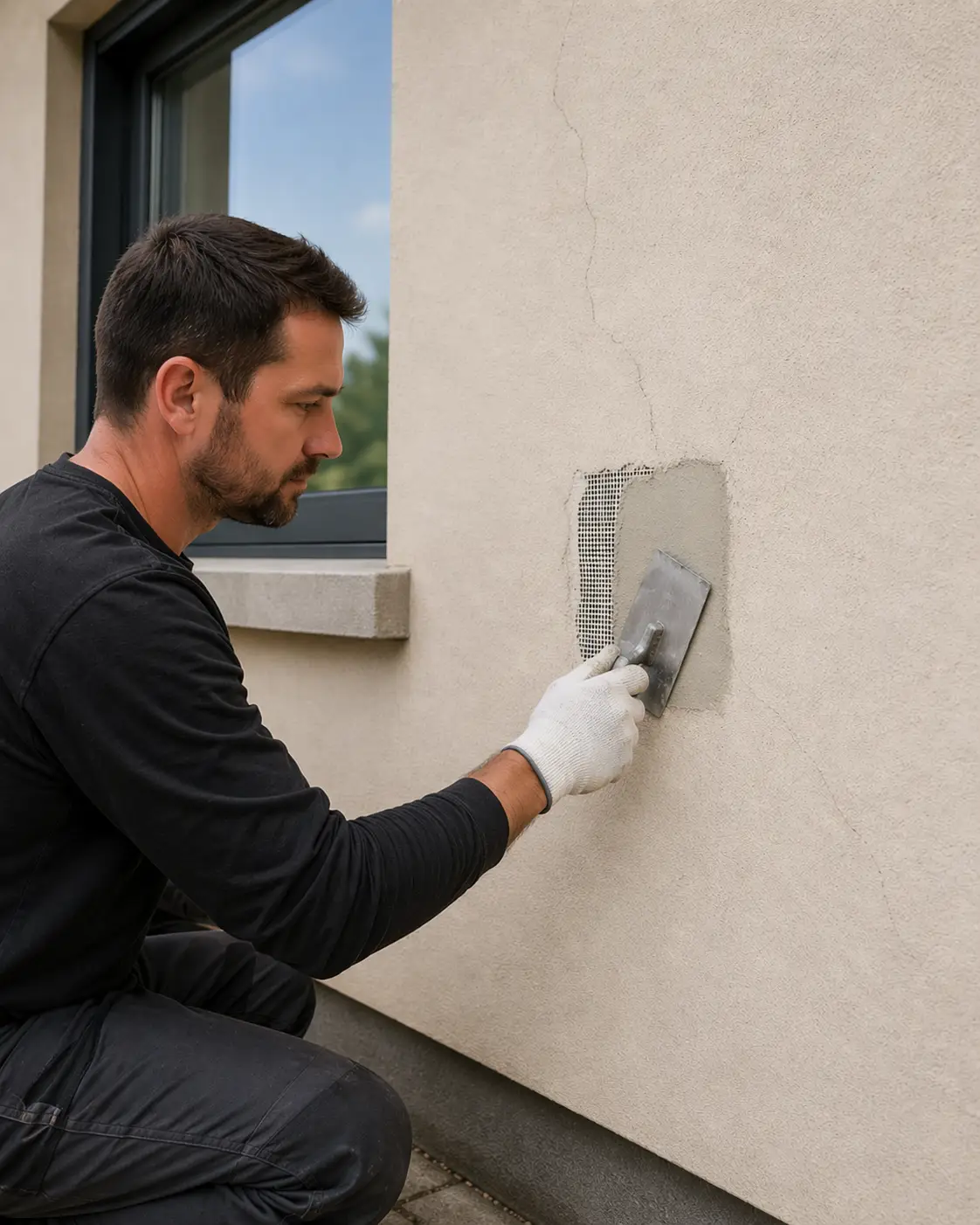 Synthetic Stucco Repair